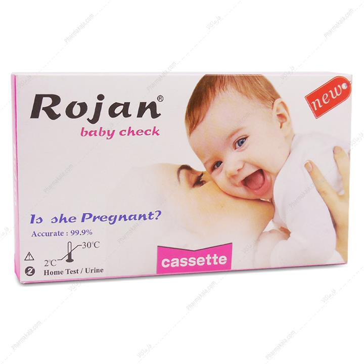 تست بارداری کاستی ( بی بی چک ) baby check روژان 1 عددی